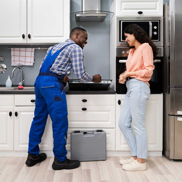 can you provide an estimate for cooktop repair before beginning any work in Enville